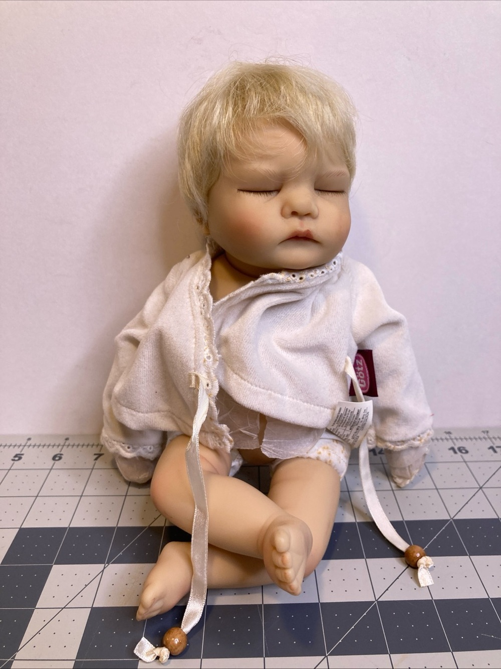 1-German Gotz Twin Baby Dolls 10" 2007 Sammler Edition Newborns